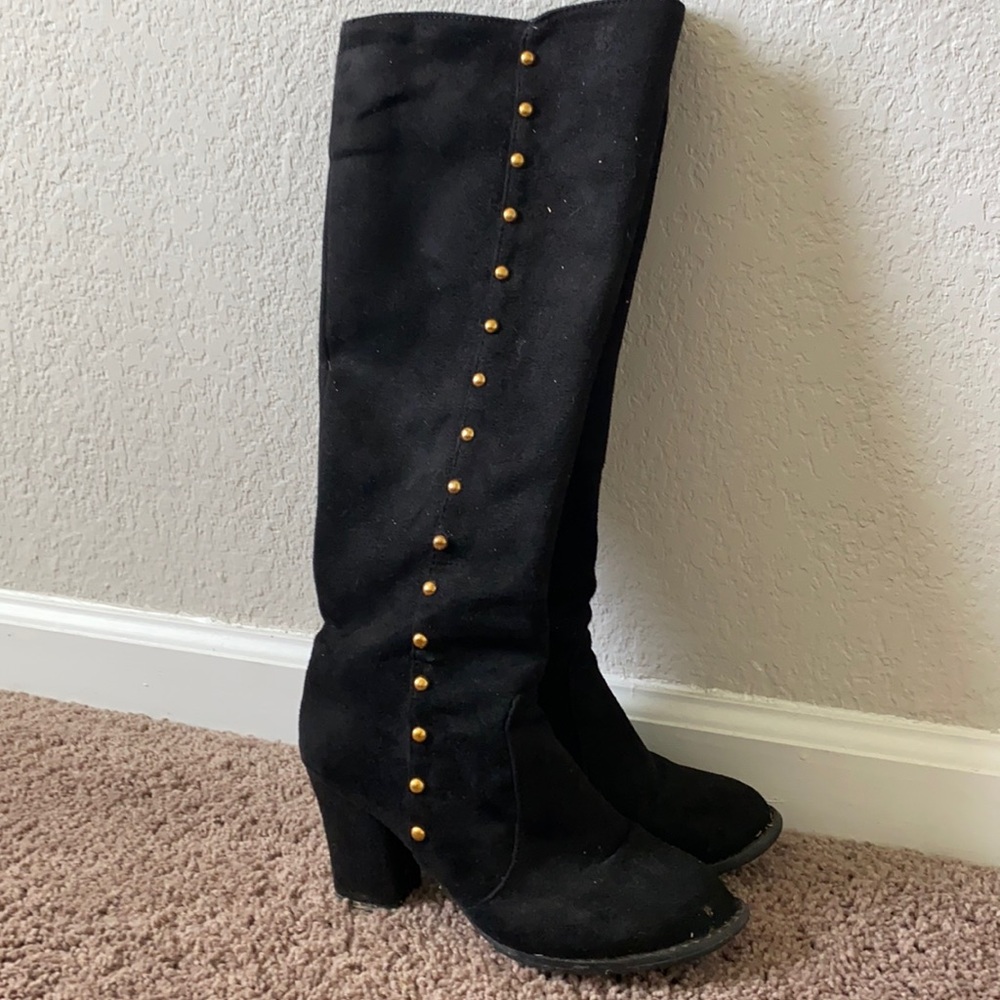 High Black Boots